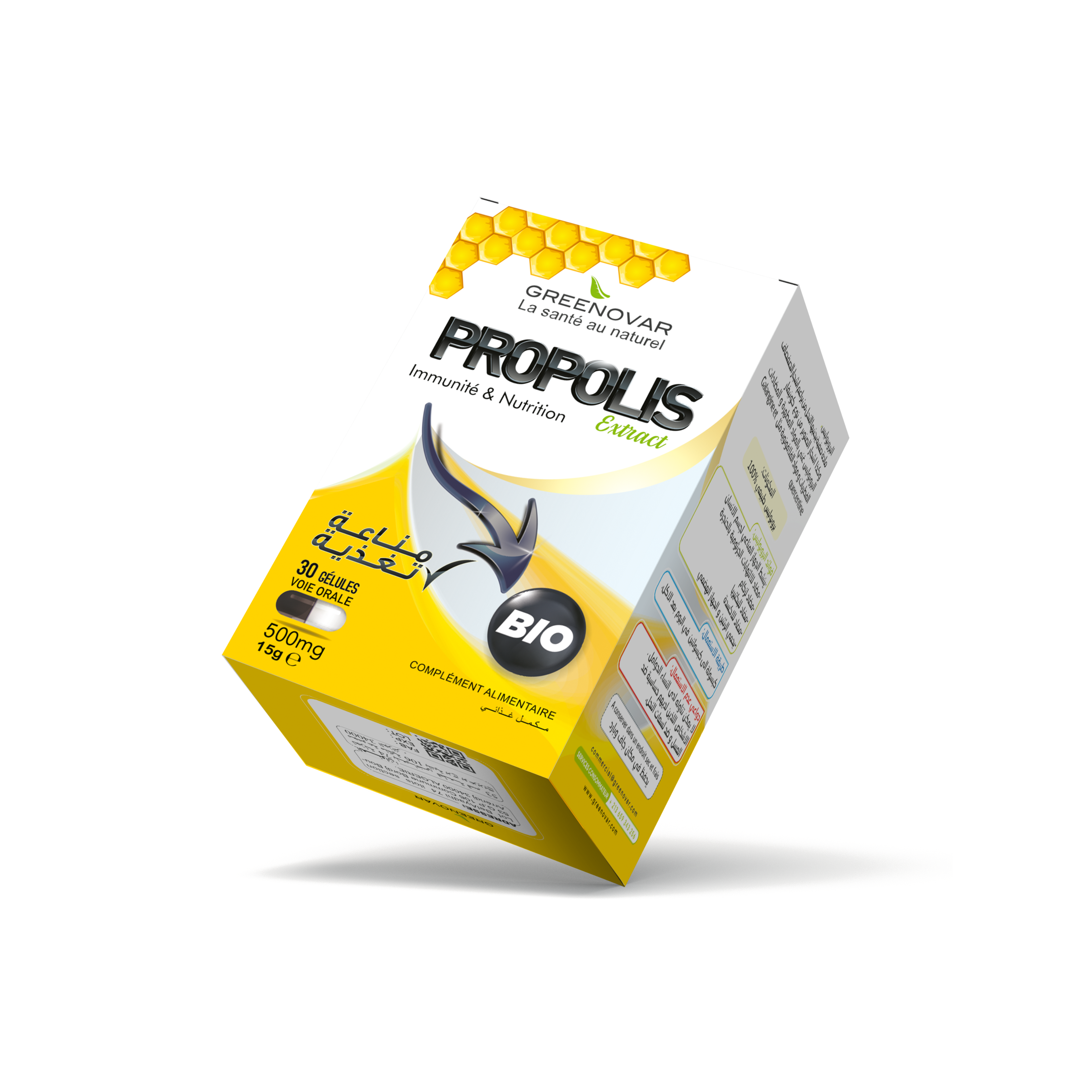 Gélules de Propolis Pure 500 mg